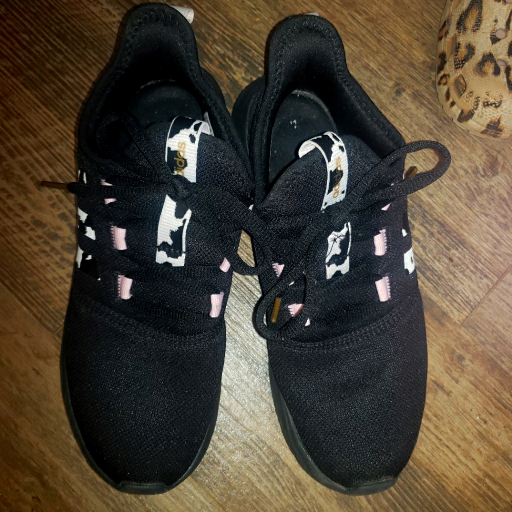 Adidas cow print